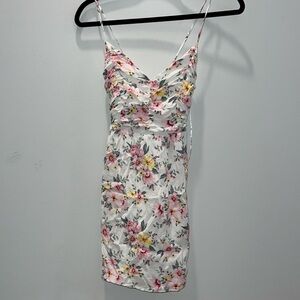 Forever 21 Floral Corset Back Dress